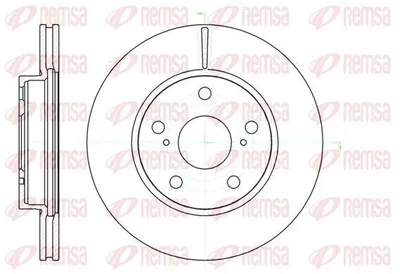 Produktbild von 2x REMSA Bremsscheibe 61122.10 vorne für TOYOTA COROLLA Stufenheck (E15_) 274mm