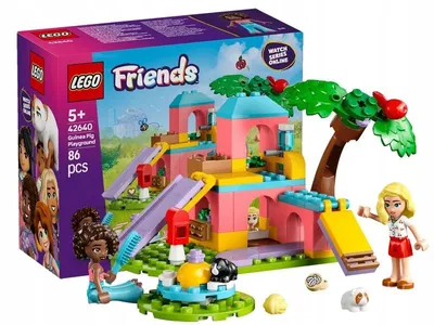 Zdjęcie produktu dla Zestaw konstrukcyjny Lego Friends 42640 – Plac zabaw dla świnek morskich, wiek 5+, wymiary: 8 cm
