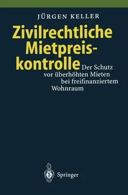 Produktbild von Zivilrechtliche Mietpreiskontrolle