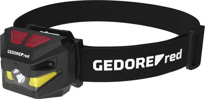 Immagine prodotto di Gedore Red Stirnlampe LED, wiederaufladbar mit LiPoly Akku, 260 Lumen, R95500058