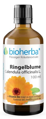 Produktbild von Bioherba Ringelblume Calendula officinalis L. Tropfen Tinktur 100 ml