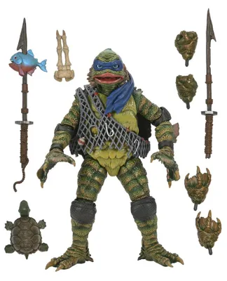 Produktbild von NECA - Universal Monsters x TMNT - 7” Scale Action Figure – Leonardo as the Creature