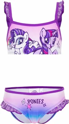Produktbild von My Little Pony Bikini für Mädchen Perfekte Schwimmkleidung für Sommertage Lila 4 Jahre