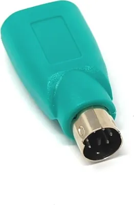 Produktbild von USB 2.0 Adapter Typ A Buchse zu PS/2 Stecker PS2 Kabel in Türkis