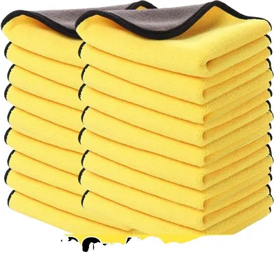 Obrázek produktu pro Čisticí utěrky z mikrovlákna, s vysokou savostí, vyrobené z ekologického materiálu, balení 5 kusů, rozměr 30x40 cm