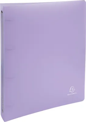 Image de Exacompta 15x Classeur 4 anneaux 30 mm PP Chromaline Pastel A4 Maxi Mauve 51975E