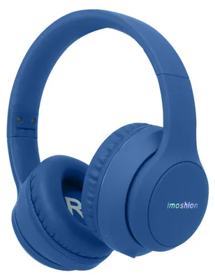 Productafbeelding van imoshion Draadloze Kinderkoptelefoon LED Light - Decibelbegrenzer - Met AUX kabel - Cobalt Blue