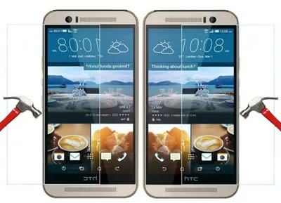 Produktbild von ino 2x Schutzglas für HTC One M8 / One M8s Panzerglas Displayschutzglas  Hartglas 9H Schutzfolie Härte Displayglas