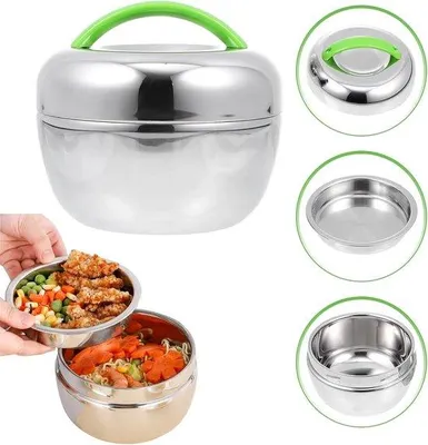 Produktbild von Famanu Thermische Lunchbox - Isoliert und Tragbar - 0,8L