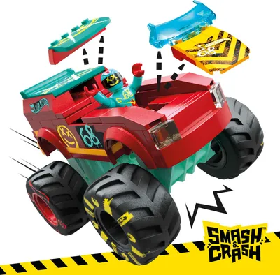 Produktbild von MEGA Hot Wheels Monster Trucks Demo Derby Extreme-Stunt Set