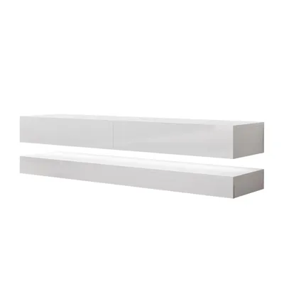 Obrázok produktu pre TV skrinka SKY 140 cm s LED osvetlením, biela