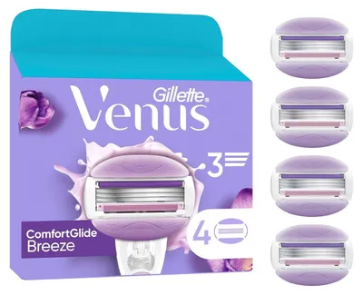 Immagine prodotto di Lamette da barba da donna, ComfortGlide Breeze, confezione da 4