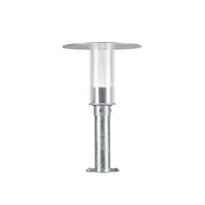 Produktbild von Konstsmide Mode II Sockelleuchte galvanisierter Stahl, Polyat Glas (bruchsicher und schlagfest), Hand EU 701-320