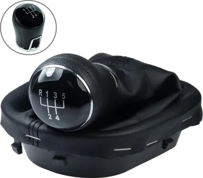 Produktbild von Schaltsack Schaltmanschette Schaltknauf für VW Touran 1T1 1T2 1T3 + VW Caddy 2K III mit Rahmen 5 Gang