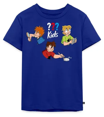 Produktbild von Spreadshirt Die Drei Fragezeichen Kids Detektive Kinder Premium T-Shirt, 110/116 (4 Jahre), Royalblau