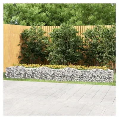 Produktbild von Gewölbtes Gabionen-Hochbeet 400x50x50 cm aus verzinktem Eisen