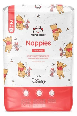Produktbild von Amazon-Marke: Mama Bear Disney Ultra Dry Windeln Größe 2 (3-6 kg), Weiß, 84 Stück (1-er Pack)