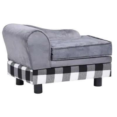 Produktbild von Hundesofa Grau 57x34x36 cm Plüsch