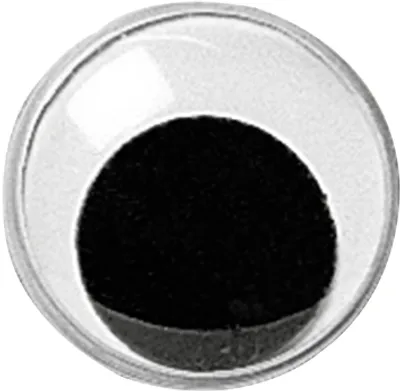 Produktbild von Wackelaugen 30mm schwarz/weiß VE=10x10 Stück