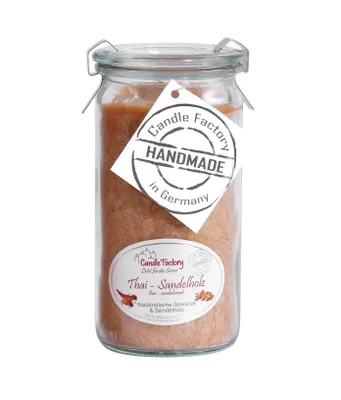 Produktbild von Duftwindlicht "Thai Sandelholz" - Größenwahl: Mini-Jumbo