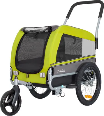 Produktbild von Tiggo VS Pet M Hundefahrradanhänger + Jogger 2 in 1 Hundeanhänger Hundetransporter Fahrradanhänger