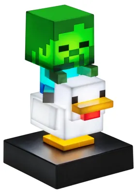 Immagine prodotto di Lucerna Icona Minecraft Chicken Jockey 11 cm