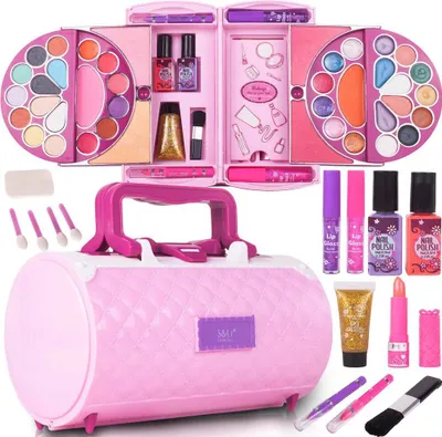 Produktbild von Malplay Kinderschminkei Im Koffer Makeup-Set Mit Zubehör Schminkset Kinderkosmetik  Für Kinder Ab 3 Jahren
