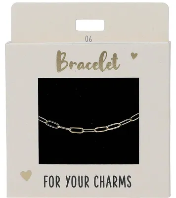Produktbild von DEPESCHE Armband Glieder groß gold Motiv 6