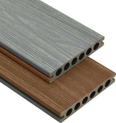 Zdjęcie produktu dla vidaXL Deski tarasowe WPC z akcesoriami brązowo-szare 10 m² 2,2 m