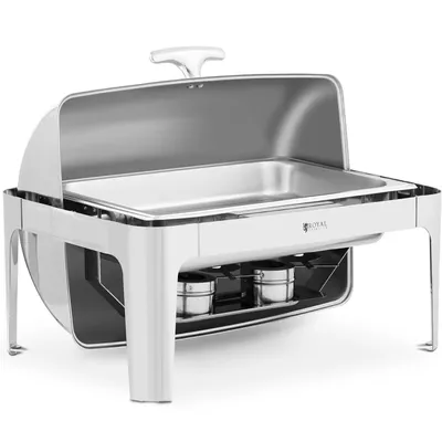 Zdjęcie produktu dla Expondo Royal Catering Chafing Dish - GN 1/1 -  - 8,5 l - 2 komory paliwowe - Rolltop