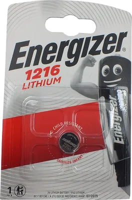 Produktbild von 1 x Energizer Batterie Knopfzelle > Ultimate Lithium 3 Volts > CR1216