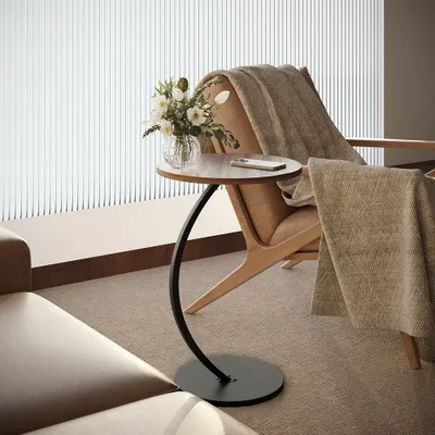 Obrázok produktu pre Konferenčný stolík Vicco Alvio Hnedá 40 x 60 cm, Model 55382