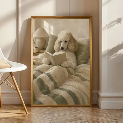 Königspudel, Hundeposter, Produktansicht 1