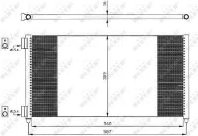 Zdjęcie produktu dla Skraplacz Klimatyzacji Fiat Punto/Doblo 99-