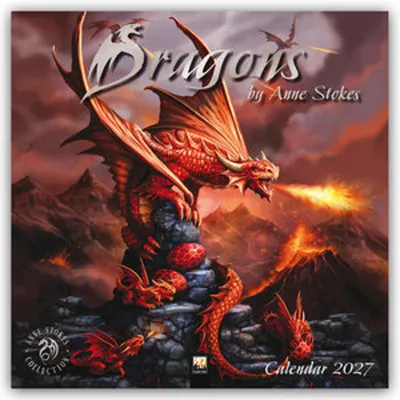 Immagine prodotto di Dragons By Anne Stokes Wall Calendar 20 – Lingua: Inglese