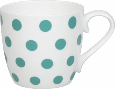 Produktbild von Könitz Becher Dots - Jadegreen, Tasse, Bone China, Grün, 425 ml, 11 2 057 2824