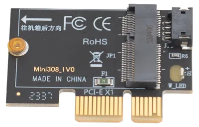 Obrázek produktu pro Adaptér M.2 na PCIe x1 – vysokorychlostní přenos dat, zásuvný mini adaptér M.2 na PCIe x1 pro stolní počítače