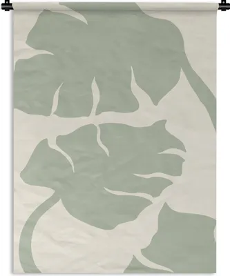 Produktbild von MuchoWow® Wandteppich Wandbehang Monstera - Blätter - Grün - Pflanzen 120x160 cm Tapisserie Dekoration Wandtuch - Wohnzimmer - Moderne