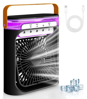 Productafbeelding van Mini-airconditioner, 4-in-1, met een tank van 600 ml, 3 snelheden, geschikt voor de slaapkamer