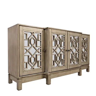 Produktbild von OXM Kommoden Avola Antike versilbert AV1550 178 x 87 x 46 cm, hölzern