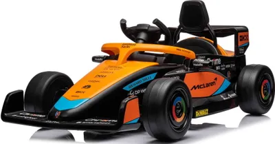 Obrázok produktu pre Elektrické auto pre deti Detské auto Elektrické autá Formula 1 McLaren Bolid Diaľkové ovládanie Pás MP3 pripojenie oranžová Sun Baby