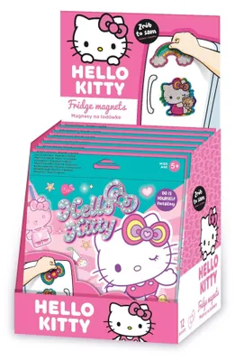 Produktbild von Magnet für Kühlschrank, Hello Kitty, rosa, 1 Stück, Mix