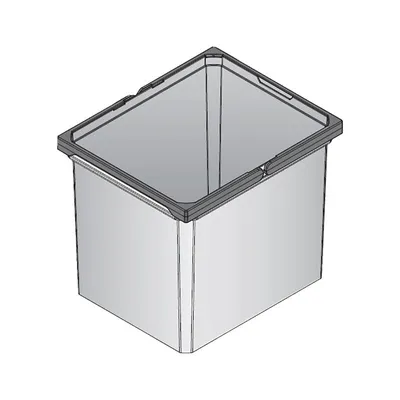 Image de Envi Free Poubelle 20818 Anthracite 29 litres 315 x 382 x 326 mm
