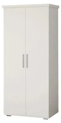 Produktbild von Schrank TOM mit 2 Türen und 2 Schubladen, weiß, 80 cm