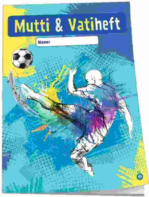 Produktbild von Trötsch Mitteilungsheft Muttiheft Vatiheft Fußball