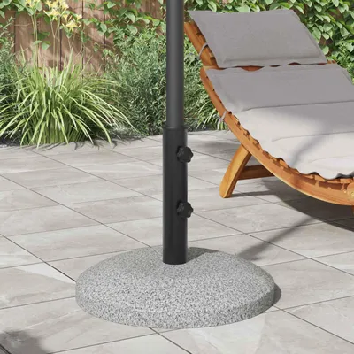 Produktbild von Möbel Parasol Fußrohr 0.6 kg Schwarz Eisen for 40-50 mm Pole - Sonnenschirmständer &54003