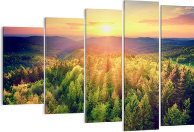 Produktbild von Bild auf Leinwand - Leinwandbild - Berge Natur - 150x100cm - Wand Bild - Wanddeko - Wandbilder - Leinwanddruck - Bilder - Kunstdruck - Wanddekoration - Leinwand bilder - Wandkunst - EG150x100-3697
