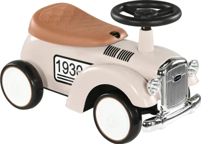 Produktbild von AIYAPLAY Kinder Rutschauto, Kinderfahrzeug mit Stauraum, Kinderauto, Rutscherfahrzeug mit Kippschutz, Rutscher für 1-3 Jahre Kinder, Creme, 58 x 27 x 35 cm
