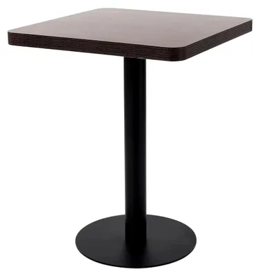 Produktbild von Bistrotisch, Gartentisch, Balkontisch, Balkon Tische, Beistelltisch Garten, Gartenesstische, Beistelltisch Outdoor, Dunkelbraun 60x60 cm MDF
