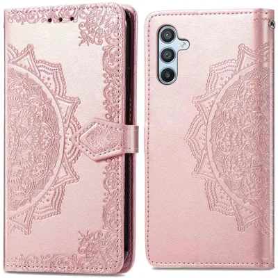 Imagen del producto de Funda libro Mandala para Samsung Galaxy A54 (5G) - Oro rosado